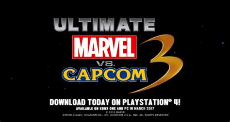 ultimate marvel vs capcom 3 launches on xbox one and steam 7th march gameir