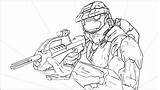 Master Chief Halo Coloring Pages Printable Drawing Kids Color Getcolorings Getdrawings Drawings sketch template