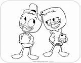 Coloring Ducktales Louie Pages Huey Duck Webby Disneyclips Dewey Printable Donald sketch template