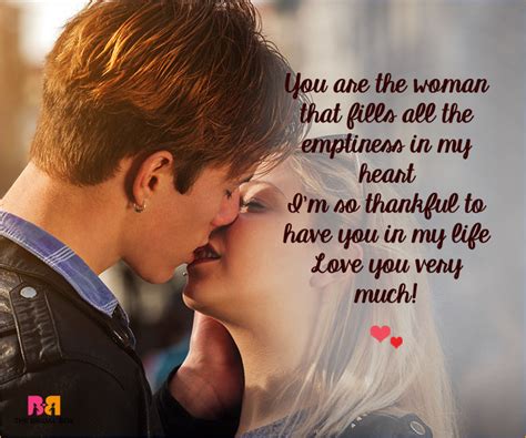romantic love sms for girlfriend you are the woman