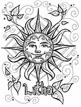 Coloring Pages Adult Litha Lit Pagan Printable Solstice Book Summer Wicca Sun Witch Books Wiccan Getdrawings Kids Mystic Choose Board sketch template