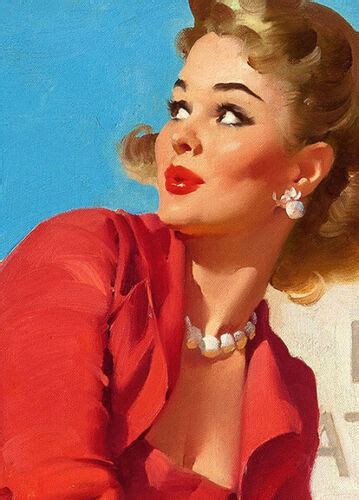 Elvgren 1961 Sexy Pin Up Girl Unexpected Lift Crane Upskirt Poster