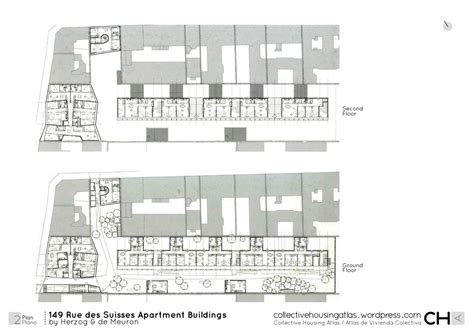 rue des suisses apartment buildings  herzog de meuron collective housing atlas rue