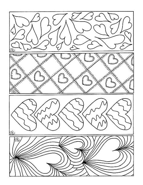 bookmarks love theme bookmarks coloring pages coloring bookmarks