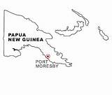 Papua Neuguinea Landkarten Landkarte Geografie Bandera Dibujar Malvorlage Pegar Recortar Imprimir Kategorien sketch template