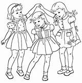 Coloring Pages Girls Choose Board sketch template
