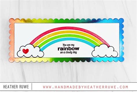 pin  rainbow cards crafts
