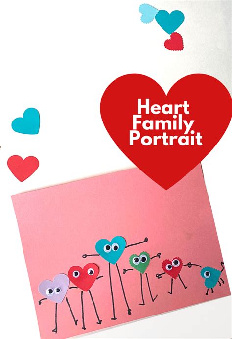 preschool valentines day craft  time  flash cards