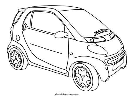 car pippis coloring pages