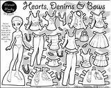 Marisole Dolls Bows Paperthinpersonas Friends Denims Marisol Bonecos Brinquedos sketch template