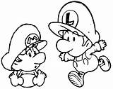 Mario Coloring Pages Kart Print Boys sketch template