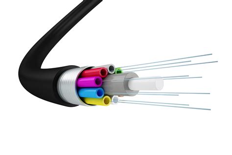 internet fiber cable technology  transmits large amounts  data