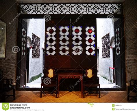 living room  chinese style editorial stock image image  chair