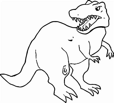 rex outline printable