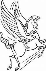 Hercules Pegasus sketch template