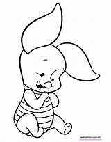 Pooh Winnie Baby Coloring Pages Characters Ba sketch template