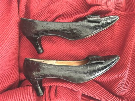 vintage 1950 s early 60 s alligator womens shoes mandel s size 8n ebay
