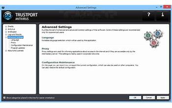 Trustport Antivirus for Servers Sphere screenshot #6