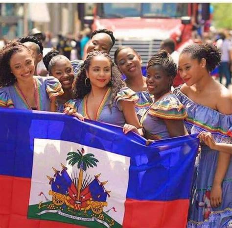 haitian women showing their pride haiti history haitian flag