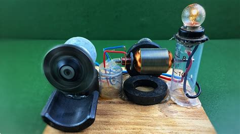 mini diy electricity  energy generator  dc motors