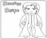 Snape Severus Imprimer sketch template