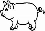Pig Schwein Ausmalen Ausmalbild Schablone Bauernhof Peppa Basteln Tier Besuchen sketch template