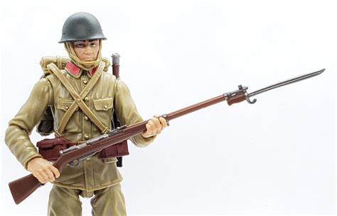 Japanese Arisaka Rifle With Bayonet Type 99 1 18 Scale Weapon For 3