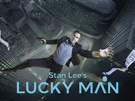 stan lee s lucky man poster falling by helvetiphant™ on
