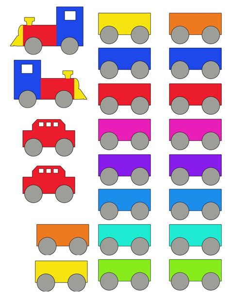 printable train crafts train activities transportation preschool