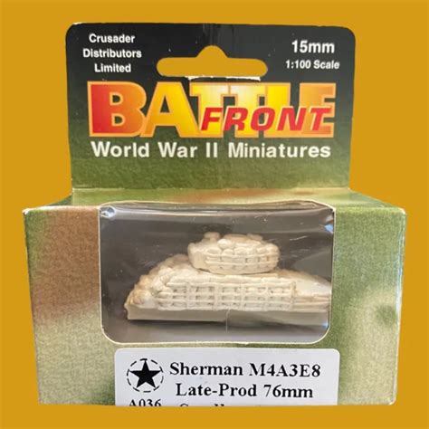 battlefront fow wwii usa mm sherman mae resin metal late prod