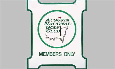 bidder purchases augusta national ‘members only sign via auction