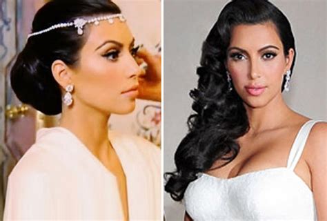 Kim Kardashian’s Wedding Day Hair — Speculation Begins About Her Beauty