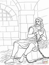 Battista Baptist Jail Zechariah Silas Escapes sketch template