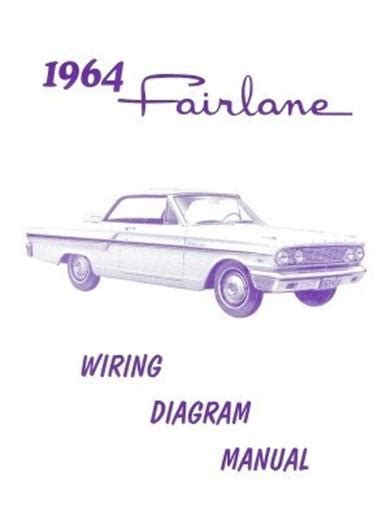 ford  fairlane wiring diagram manual  ebay