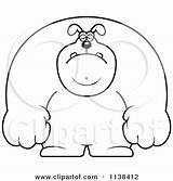 Outlined Depressed Buff Dog Clipart Cartoon Cory Thoman Coloring Vector 2021 sketch template