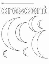 Coloring Crescent Shapes Pages Shape Hexagon Basic Preschoolers Worksheets Printable Preschool Crescents Octagon Kids Worksheet Color Cloud Print Getcolorings Getdrawings sketch template