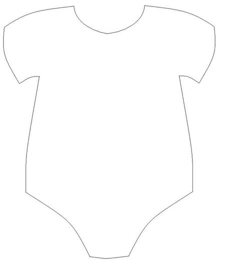 baby onesie outline clipartsco