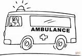 Ambulance Coloring Pages Emergency Vehicle Sketch Printable Kids Color Drawing Sheet Outline Vehicles Ems Collection Print Police Designs Colorir Para sketch template