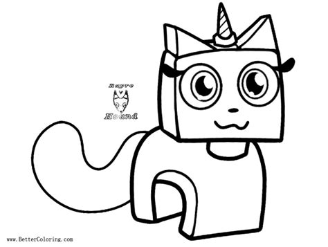 fu unikitty coloring pages base  roxwolf  fluffy  printable