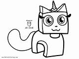 Unikitty Coloring Pages Fluffy F2u Base Kids Printable sketch template