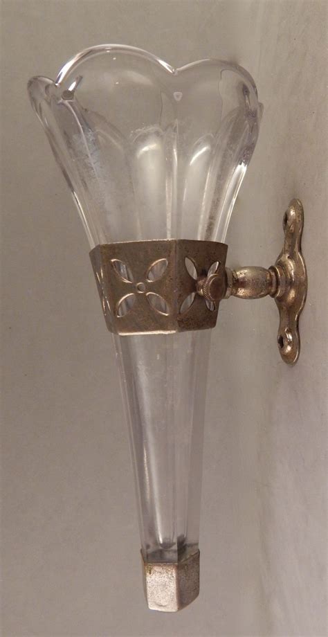 Vintage Clear Glass Fluted Vase Glass Designs