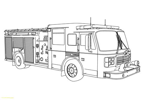 printable fire truck coloring pages  getcoloringscom