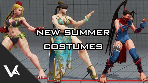 Street Fighter V New Ibuki Cammy And Chun Li Summer