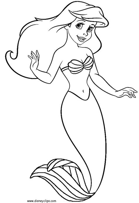 mermaid coloring pages    print