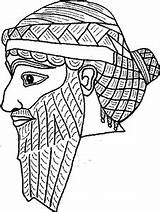 Mesopotamia Hammurabi Drawing Coloring Sketch Template Getdrawings sketch template