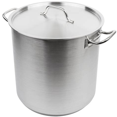 vollrath  optio  qt stainless steel stock pot  cover