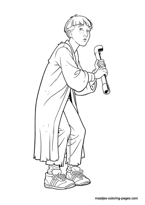 harry potter coloring page