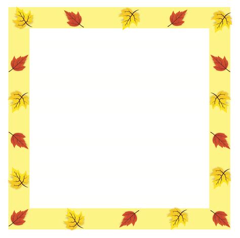 5 best printable fall page borders