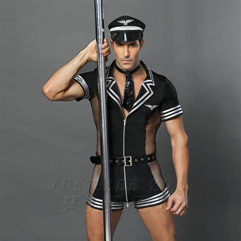 new sexy male police sailor sexy underwear uniform role play halloween