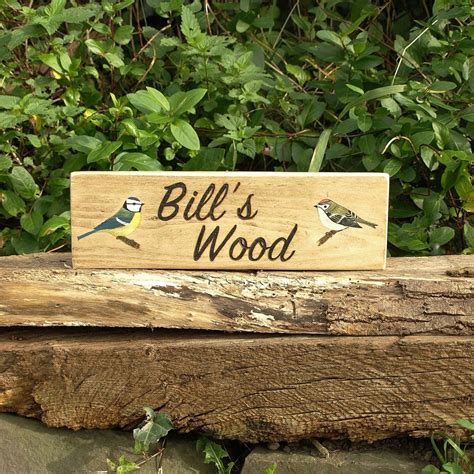 ilustrated garden signs  seagirl  magpie notonthehighstreetcom